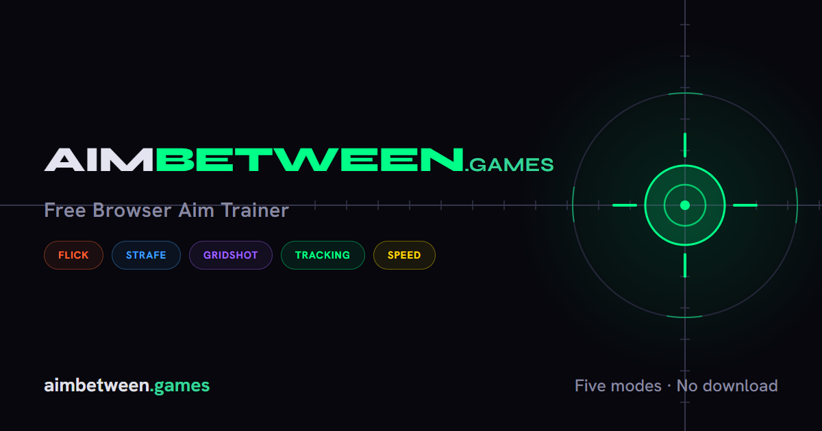 AimBetween.Games — Free Browser Aim Trainer